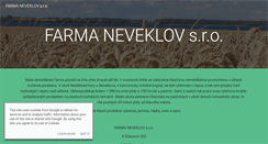 Desktop Screenshot of farmaneveklov.cz